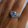 Vintage Design 925 Sterling Silver Amber Ring Size 9