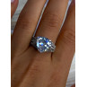 Beautiful Shiny 925 Sterling Silver Cz Ring Size 9.5