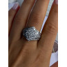 925 Sterling Silver Cz Ring Size 10