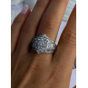 925 Sterling Silver Cz Ring Size 10