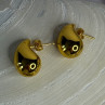 925 Sterling Silver Gold Plated Drop Earrings Length 0.7 Inch