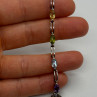925 Sterling Silver Tourmalines Bracelet