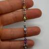 925 Sterling Silver Tourmalines Bracelet