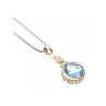 925 STERLING SILVER BLUE SPINEL CHAIN WITH PENDANT