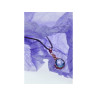 925 STERLING SILVER BLUE SPINEL CHAIN WITH PENDANT
