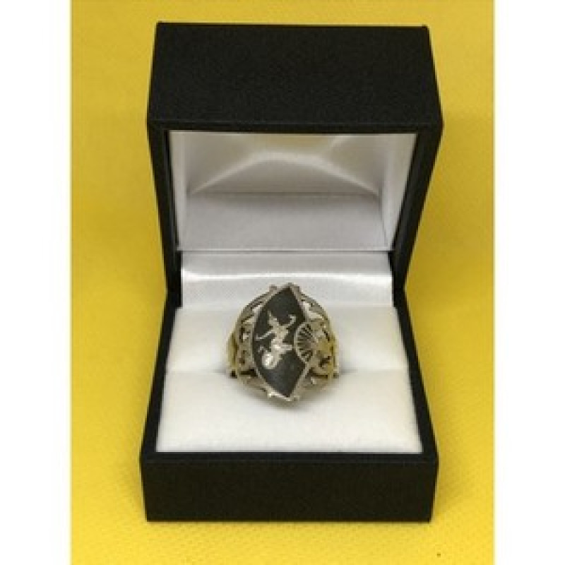 Vintage 925 Sterling Siamese Silver Ring Size 8.5