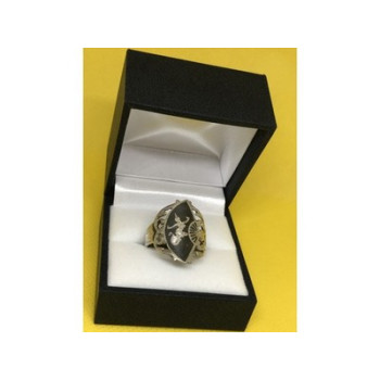 Vintage 925 Sterling Siamese Silver Ring Size 8.5
