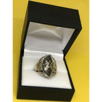Vintage 925 Sterling Siamese Silver Ring Size 8.5
