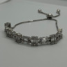 925 Sterling Silver CZ Bracelet