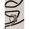 925 Sterling Silver Tourmaline & Quartz Ring Size 7