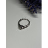 10K WHITE GOLD RING SAPPHIRE SIZE 6.5