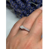 10K WHITE GOLD RING SAPPHIRE SIZE 6.5
