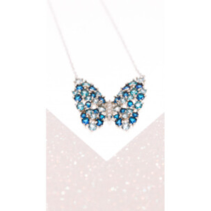 925 Sterling Silver Aquamarine & Tourmaline 