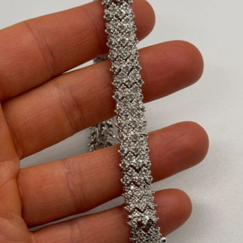 925 Sterling Silver Sapphire Bracelet