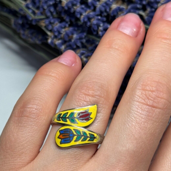 Vintage 925 Sterling Silver Sapphire Ring Size 9