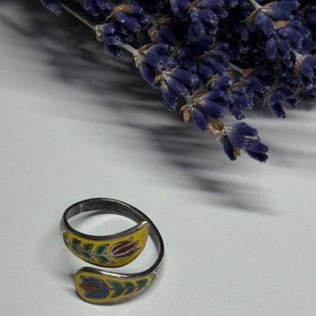 Vintage 925 Sterling Silver Sapphire Ring Size 9