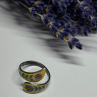 Vintage 925 Sterling Silver Sapphire Ring Size 9