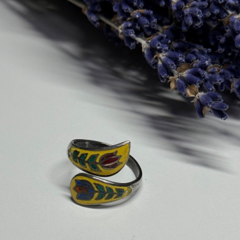 Vintage 925 Sterling Silver Sapphire Ring Size 9