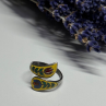 Vintage 925 Sterling Silver Sapphire Ring Size 9