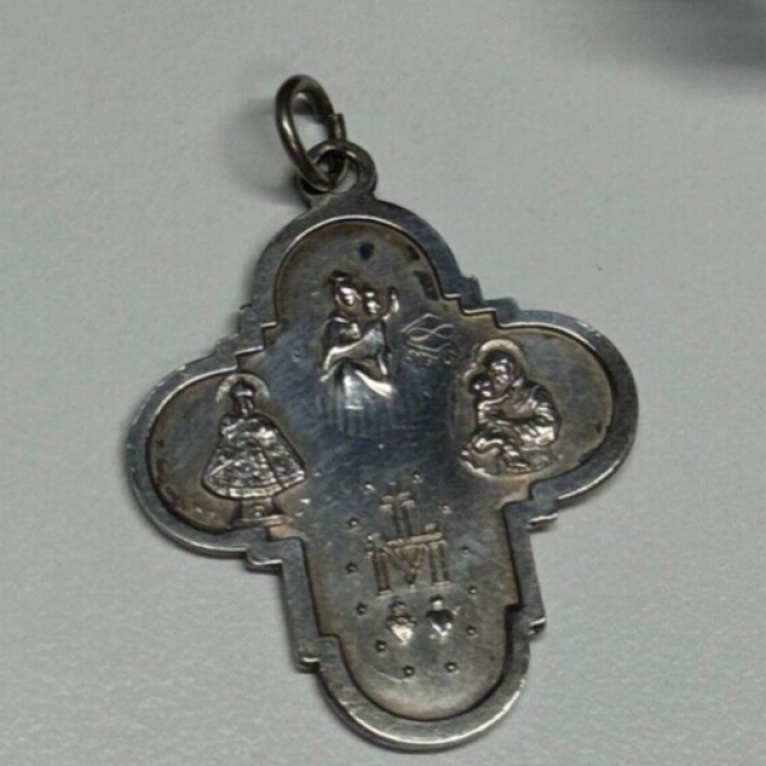 925 Sterling Silver Cross Length 30 Mm