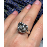 925 Sterling Silver Rose Ring Size 7