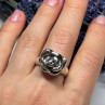 925 Sterling Silver Rose Ring Size 7