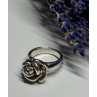 925 Sterling Silver Rose Ring Size 7