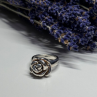 925 Sterling Silver Rose Ring Size 7