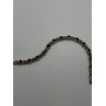 925 STERLING SILVER GARNET & MARCASITE BRACELET