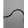 925 STERLING SILVER GARNET & MARCASITE BRACELET