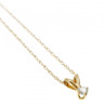10K Yellow Gold Diamond Chain with Pendant