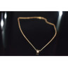 14K YELLOW GOLD DIAMOND CHAIN WITH PENDANT