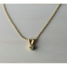 10K Yellow Gold Diamond Chain with Pendant