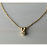10K Yellow Gold Diamond Chain with Pendant