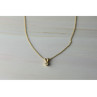 14K YELLOW GOLD DIAMOND CHAIN WITH PENDANT