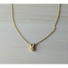 10K Yellow Gold Diamond Chain with Pendant