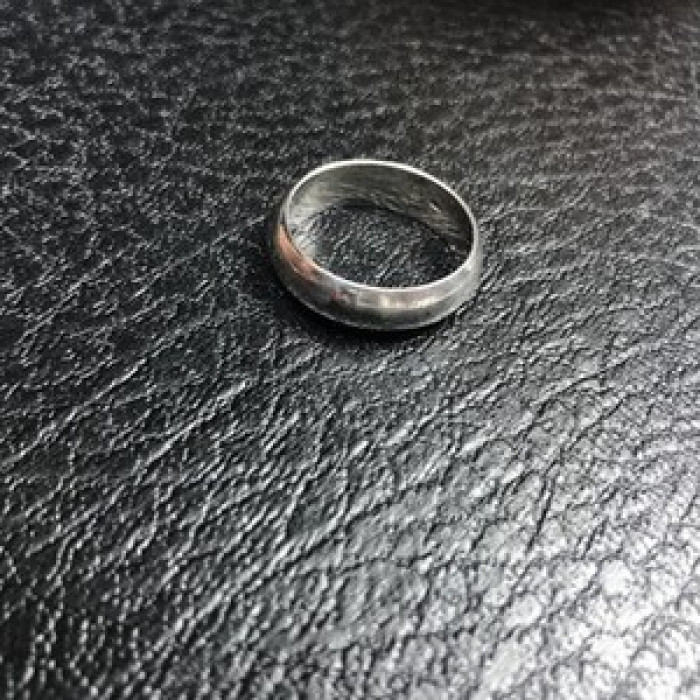 Men'S 925 Sterling Silver Band Ring Size 11