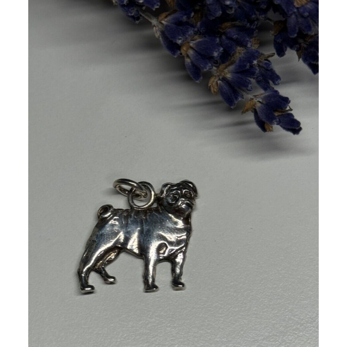 925 Sterling Silver Dog Pendant