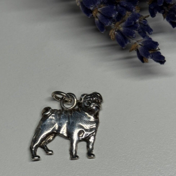 925 Sterling Silver Dog Pendant
