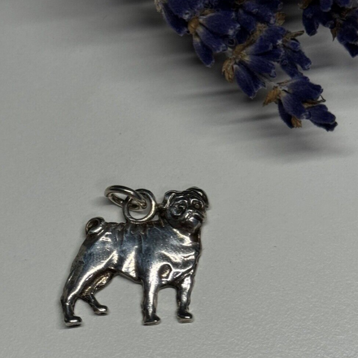 925 Sterling Silver Dog Pendant