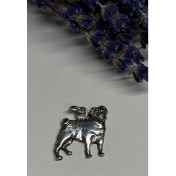 925 Sterling Silver Dog Pendant
