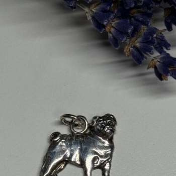 925 Sterling Silver Dog Pendant