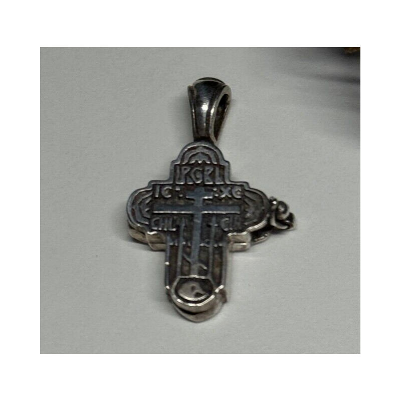 925 Sterling Silver Cross Length 27 Mm