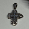 925 Sterling Silver Cross Length 27 Mm