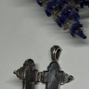 925 Sterling Silver Cross Length 27 Mm