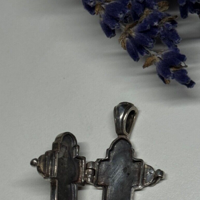 925 Sterling Silver Cross Length 27 Mm