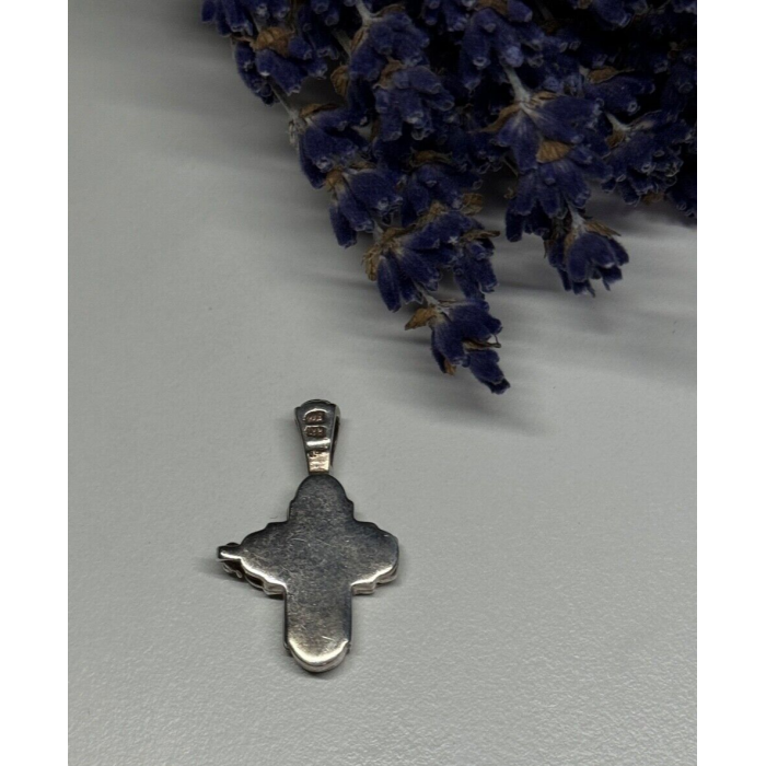 925 Sterling Silver Cross Length 27 Mm
