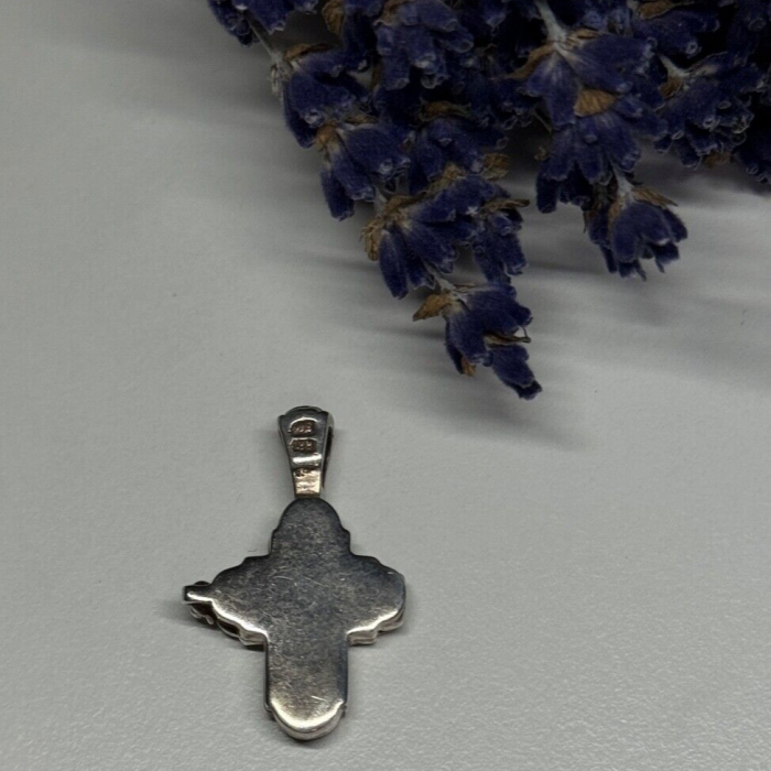925 Sterling Silver Cross Length 27 Mm
