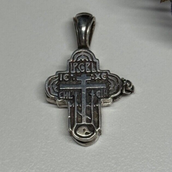 925 Sterling Silver Cross Length 27 Mm
