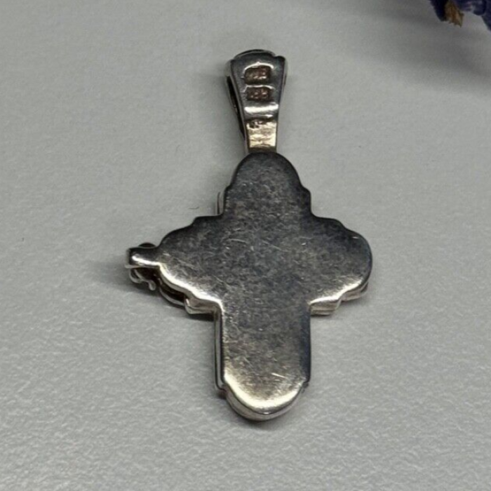 925 Sterling Silver Cross Length 27 Mm